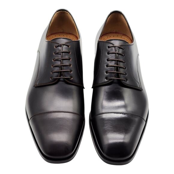 Christian Louboutin Cortomale Derby Shoes - Leather - Brown - 40.5 7.5 $995 - Picture 4 of 14